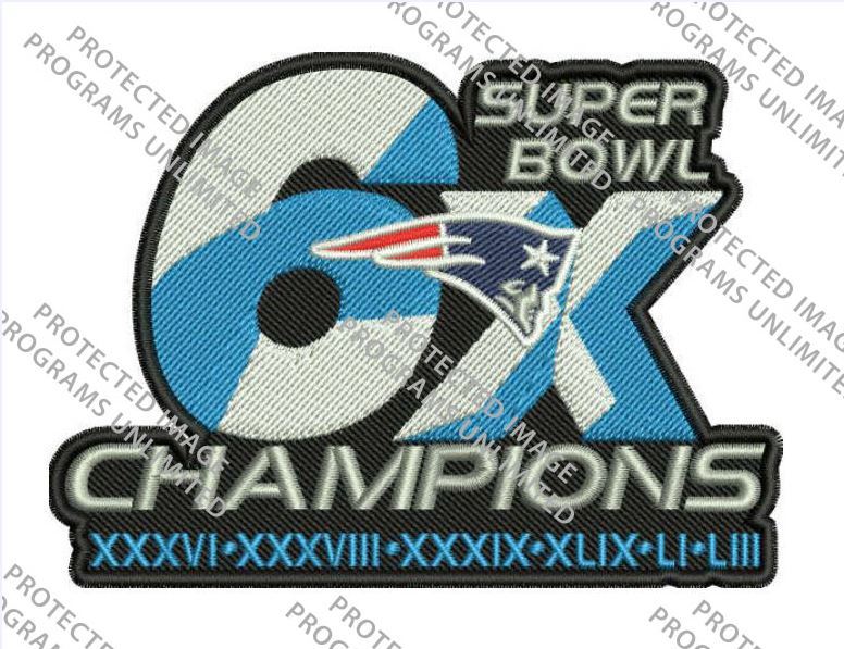 patriots 6x champions hat